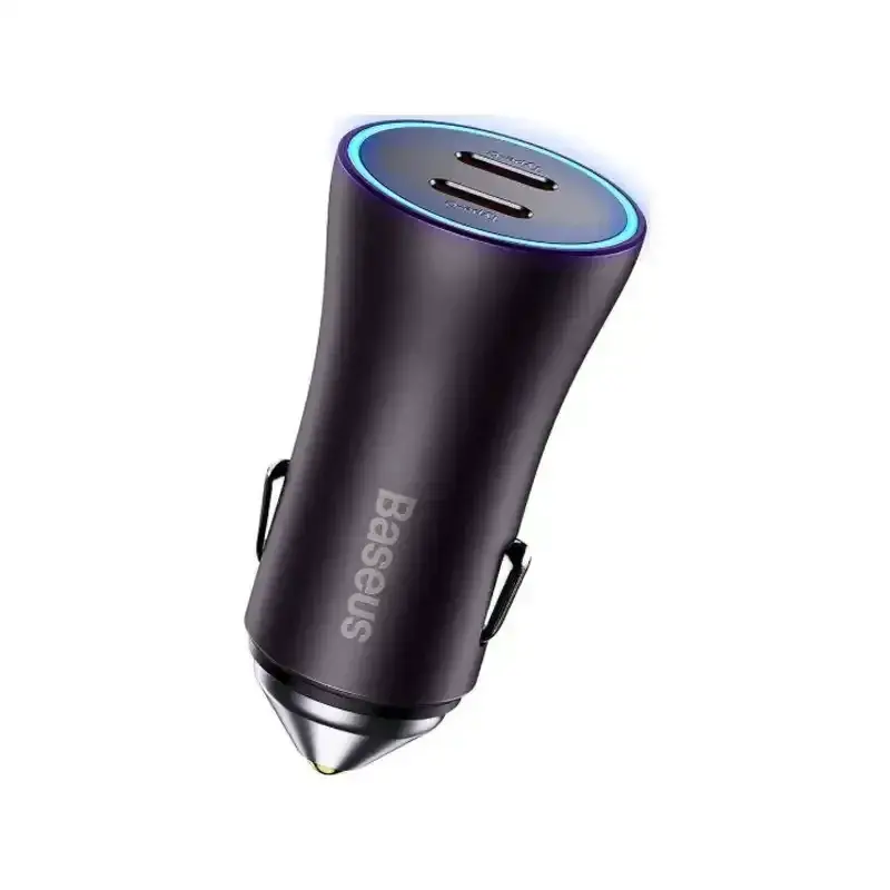 شارژر فندکی باسئوس c+c 40w